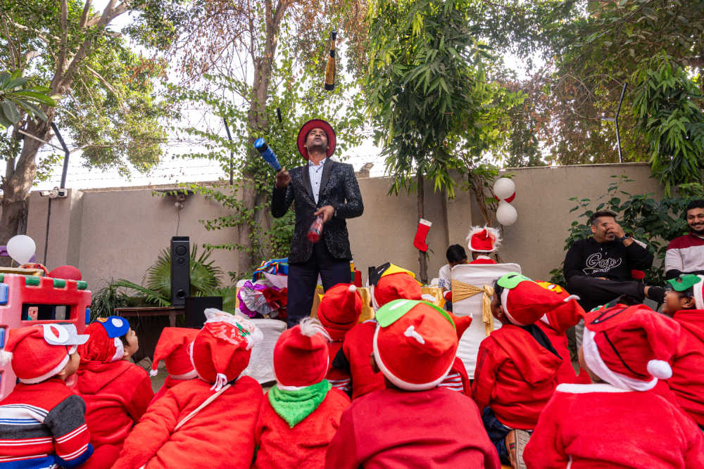 Our India team at the Welfare Home for Children.